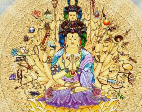 ảnh Chú Đại Bi 7 Biến Thích Nữ Chúc Hiếu Tụng - Nghe Kinh Phật