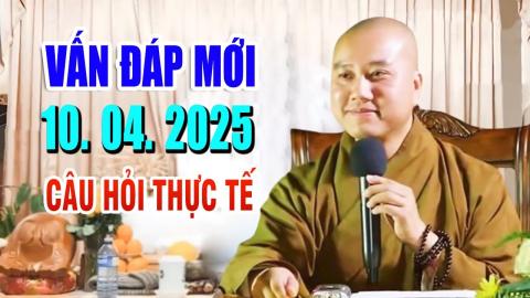 ảnh Bài Pháp Thoại Mới Ngày 10. 04. 2025  Thầy Thích Pháp Hòa Tại Tu Viện Tây Thiên Canada