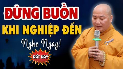 ảnh Nghiệp Đến Đừng Lo Sợ Phước Và Nghiệp Đều Có Nhân Quả - Thầy Thích Phước Tiến